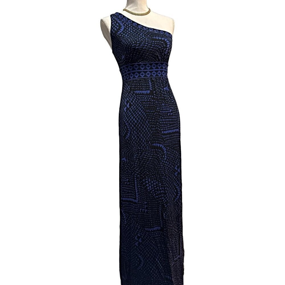 NWT BCBG Regal Bluco One Shoulder Maxi Dress - Size XS - Picture 2 of 7